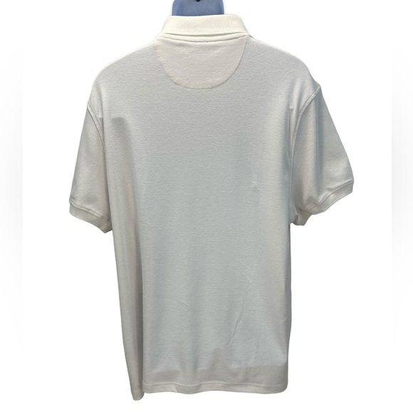Club Room Short Sleeve Polo Shirt - Bright White - size 3XL - Picture 2 of 7